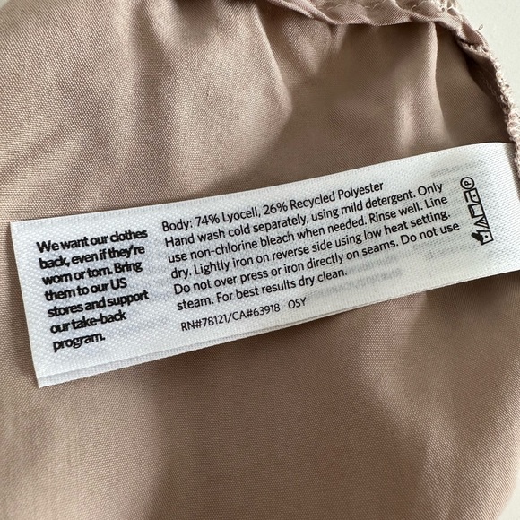 Eileen Fisher Trouser Pants in Tan/Taupe size Petite Medium - Picture 5 of 5